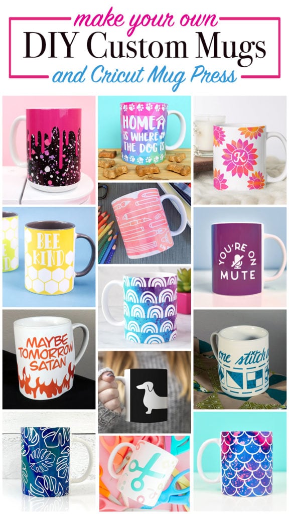 How to make custom mugs with Cricut mug press and mug wrap SVG designs