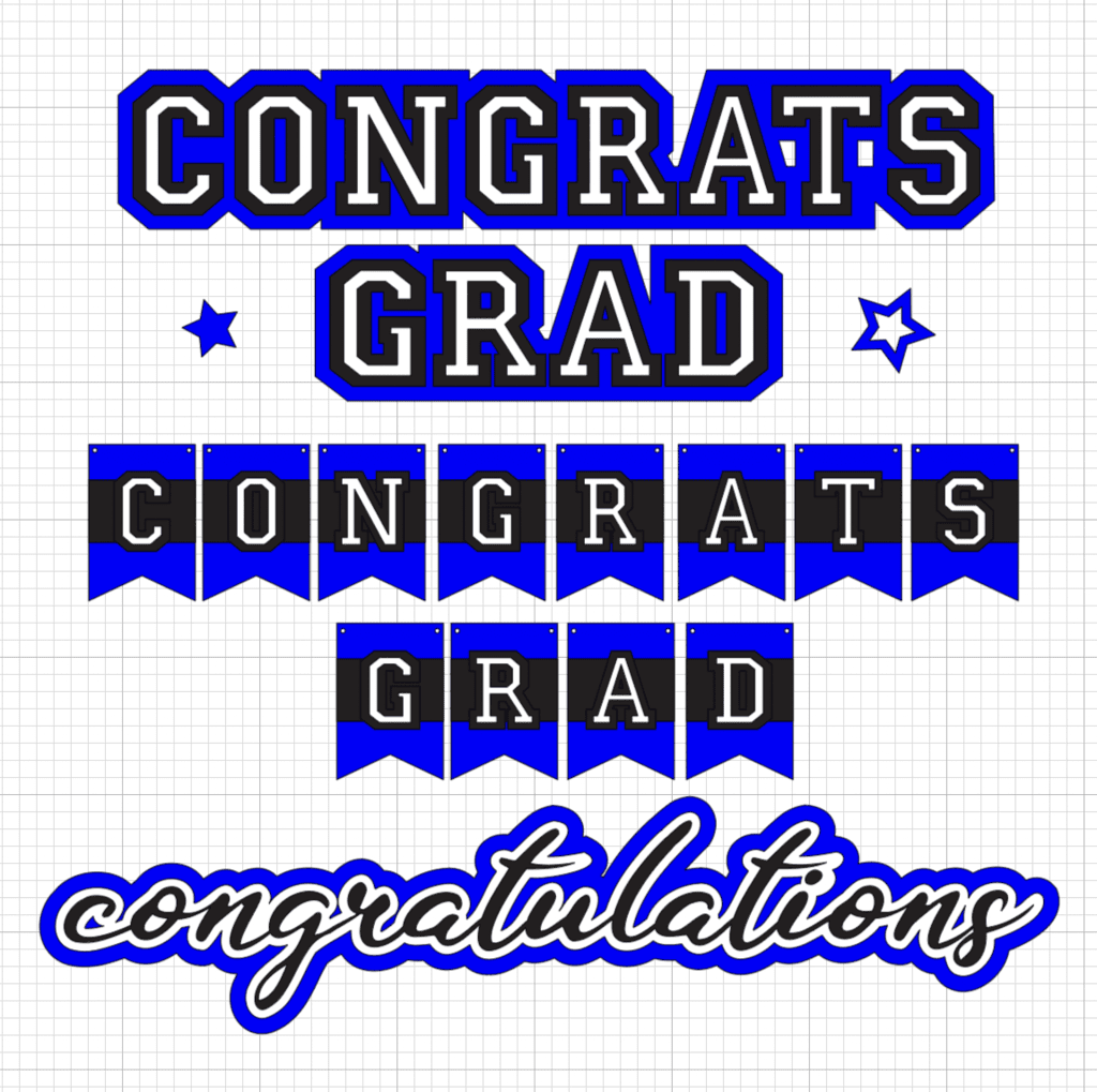 Congrats Graduation Decor - not year specific