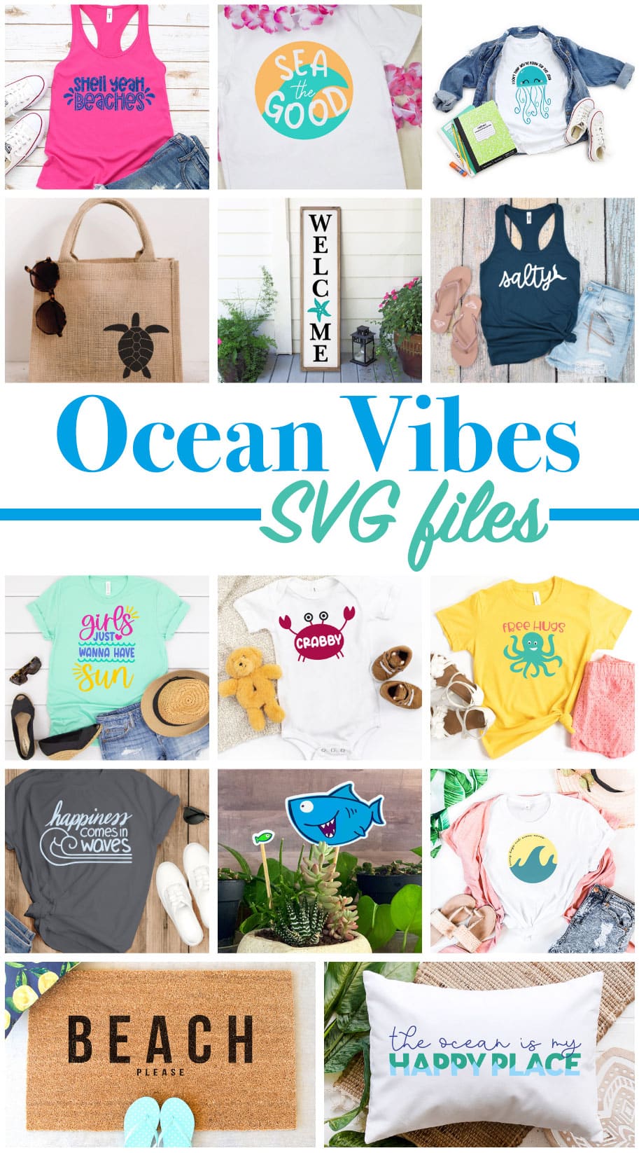 Download Sea Life And Ocean Themed Svg Cut Files 100 Directions