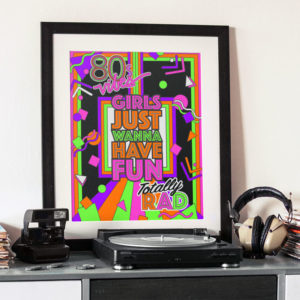 80s Printables You Can Create With - 100 Directions