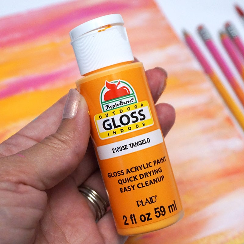 This gloss paint is bright, bold and paints easily
