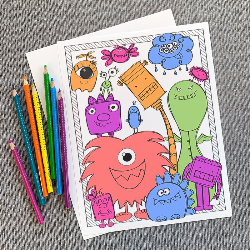 Cute Monster Printables