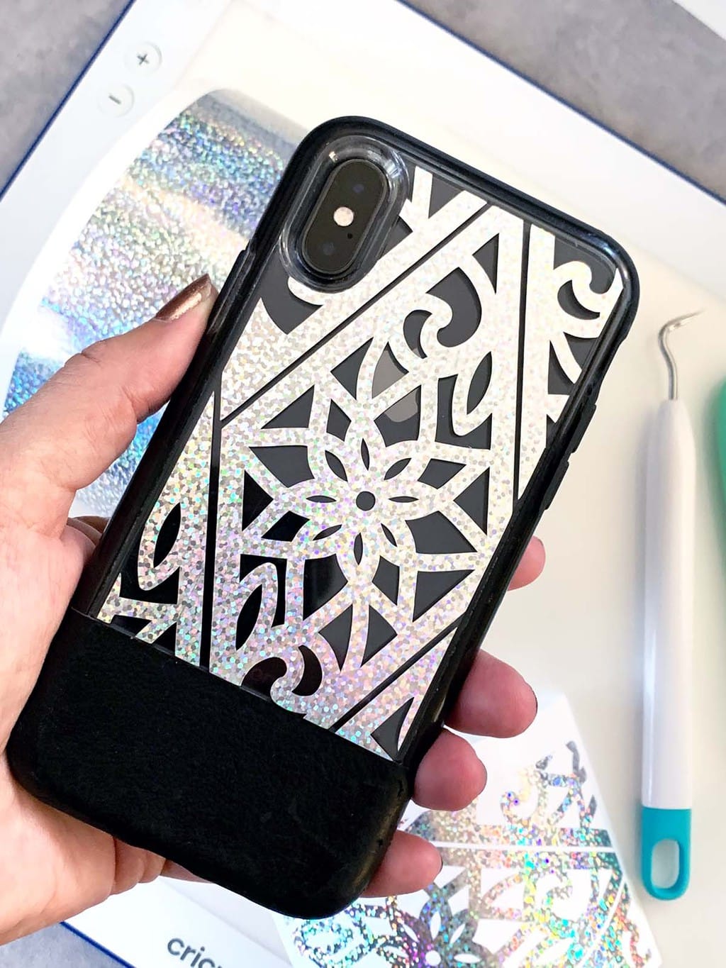 Decor your phone with vinyl and a BrightPad Go