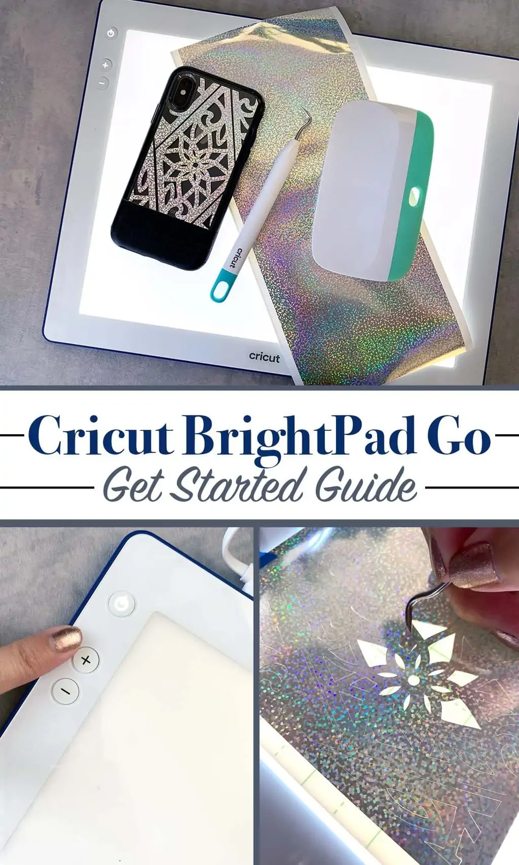 Cricut BrightPad Go get started guide