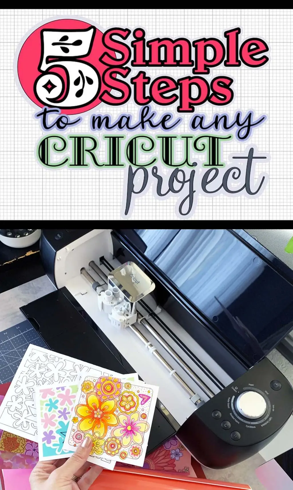 5 simple steps to creating Cricut Projects