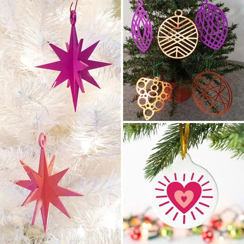 Make Pretty Ornaments with SVG cut files