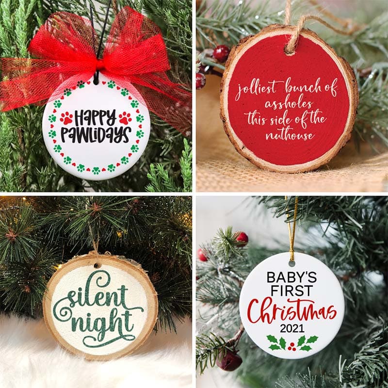 DIY Ornaments to make with your Cricut