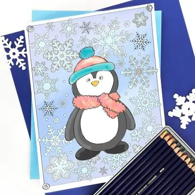 Penguin Coloring Page