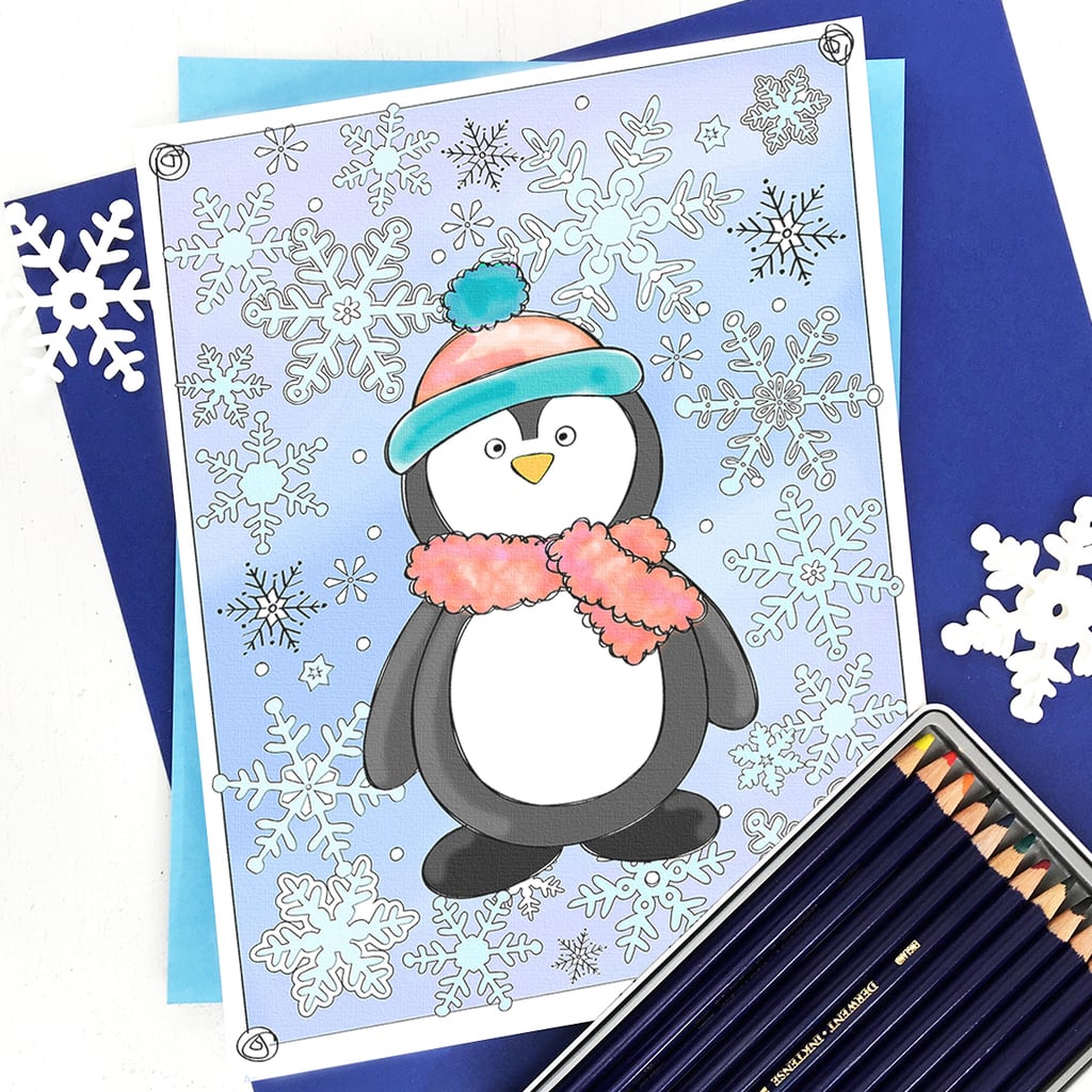 Penguin Coloring Page 