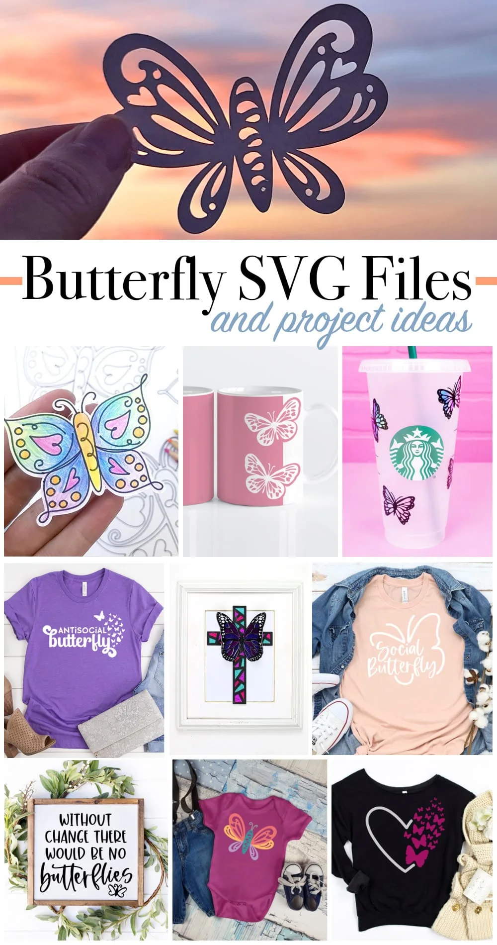 Butterfly SVG Files to craft with