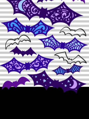 Bat SVG cut files designed by Jen Goode - Create your own Bat crafts!