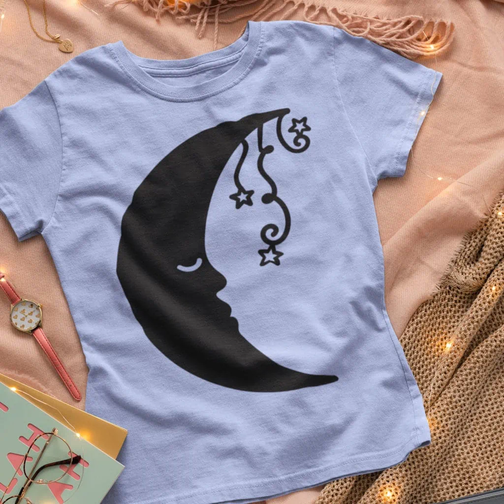 Moon art SVG design created by Jen Goode