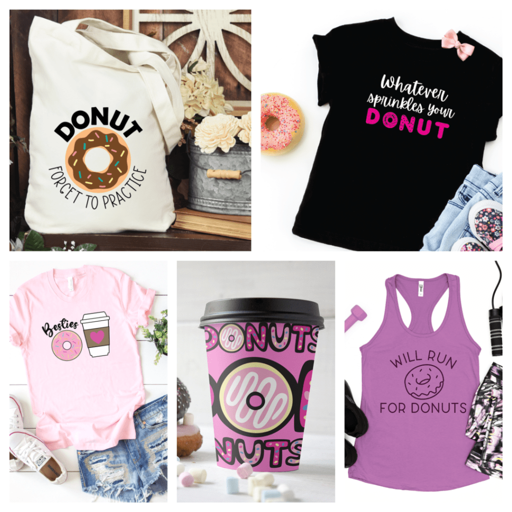 Donut SVG Designs and project ideas