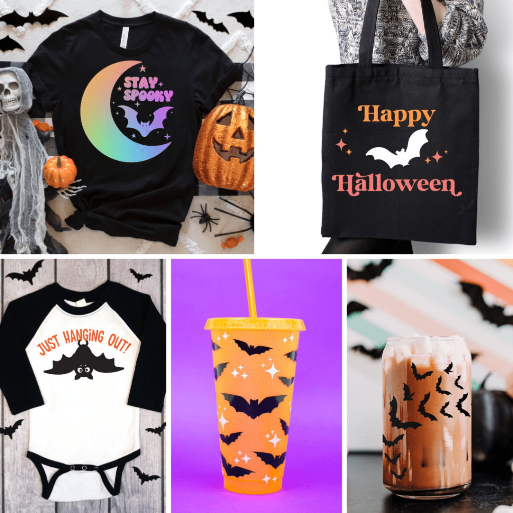 Bat SVG files and Halloween project ideas