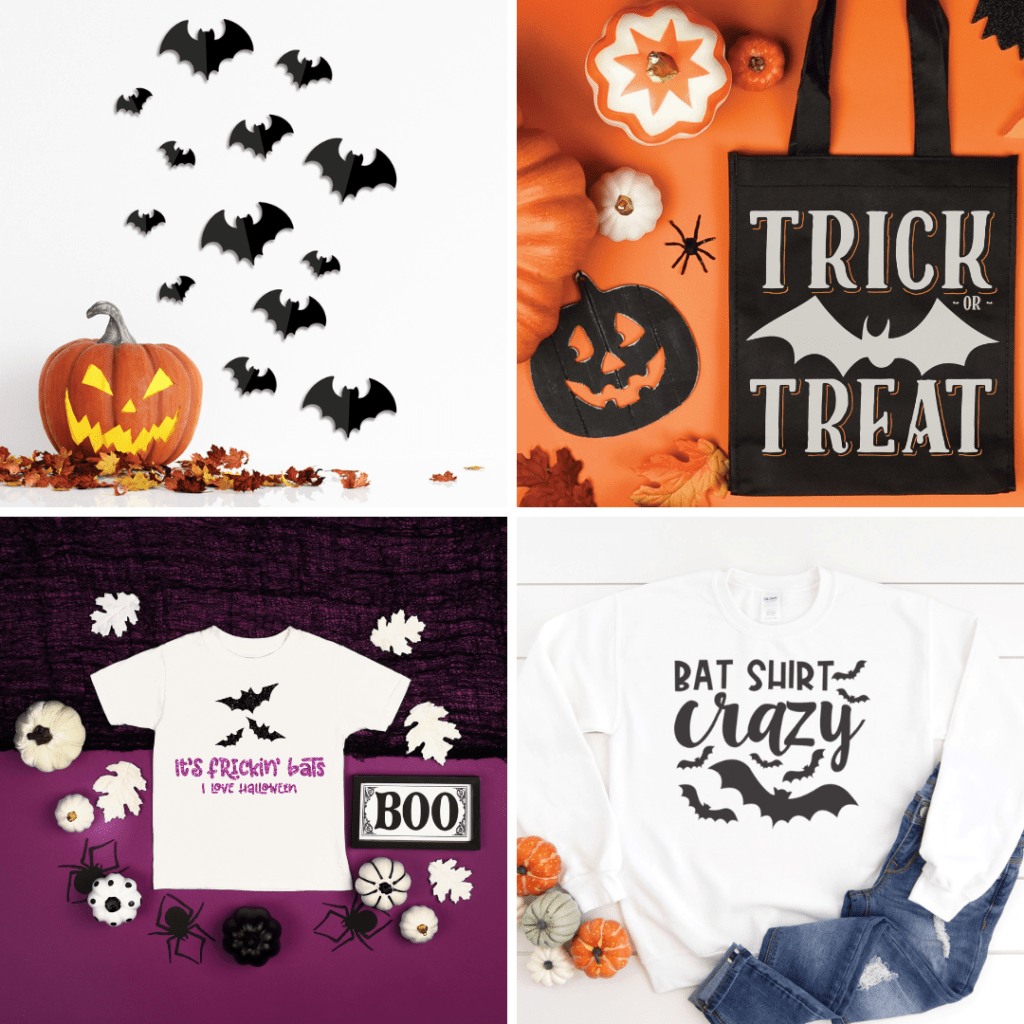 Cute Little Bat Flat Halloween PNG & SVG Design For T-Shirts