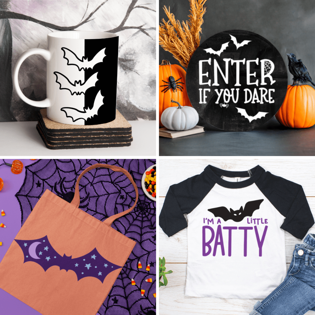 Bat SVG Files and project ideas for Halloween