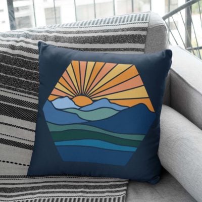 Mountain Sunrise SVG Design by Jen Goode