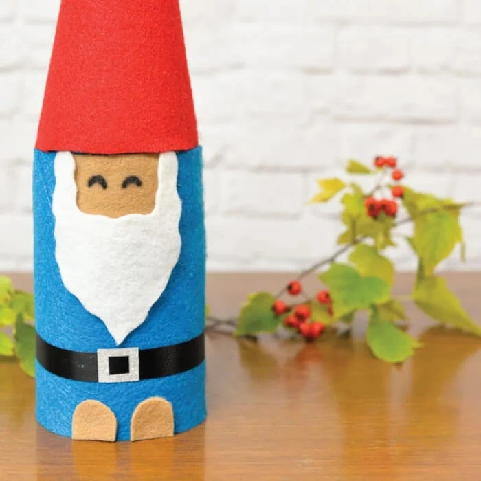 Make a cute felt gnome craft