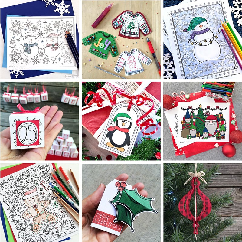 Christmas Printables - 100 Directions