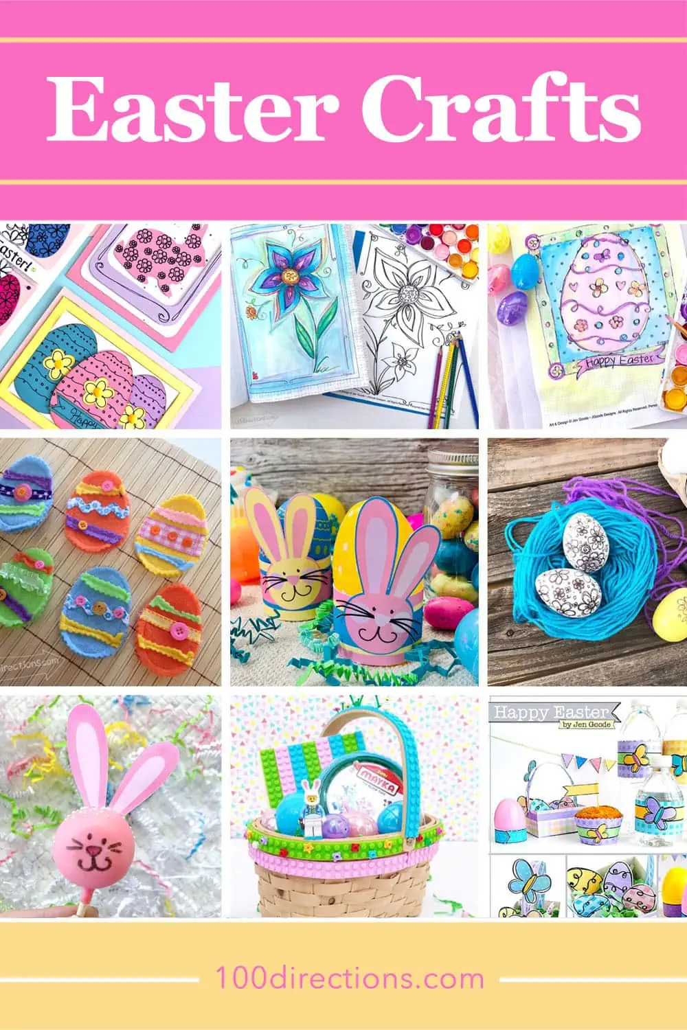 Easter crafts, coloring pages, printables and cricut projects. 