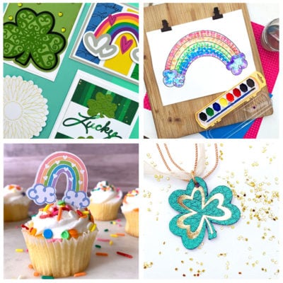 St. Patrick's Day craft ideas, printables, SVGs and Cricut projects.