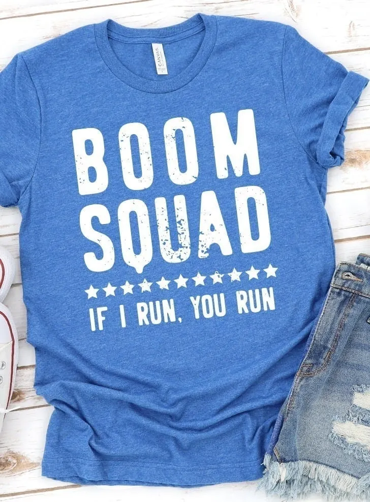 Boom squad t-shirt design