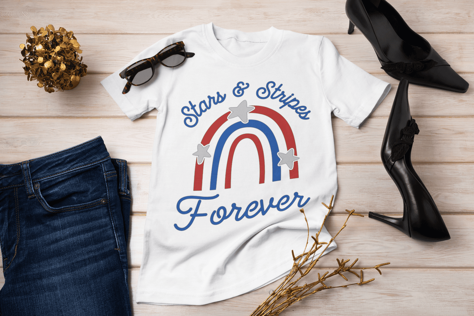 ZIFOTA Women's American Flag Baseball Tank Top - 4th Of July Patriotic Graphic Tee, Size Large - View #5