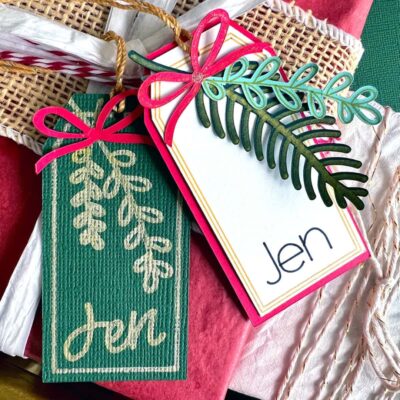 Using Cricut Pens to make pretty gift tags with your Cricut