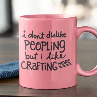 I don't dislike peopling, but I like crafting more - SVG design by Jen Goode