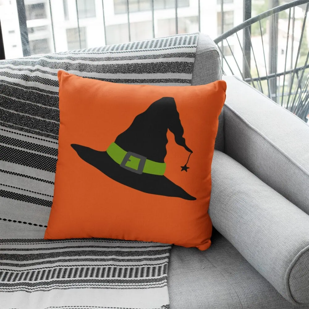 Witch SVG - Witch hat design on a pillow - art created by Jen Goode