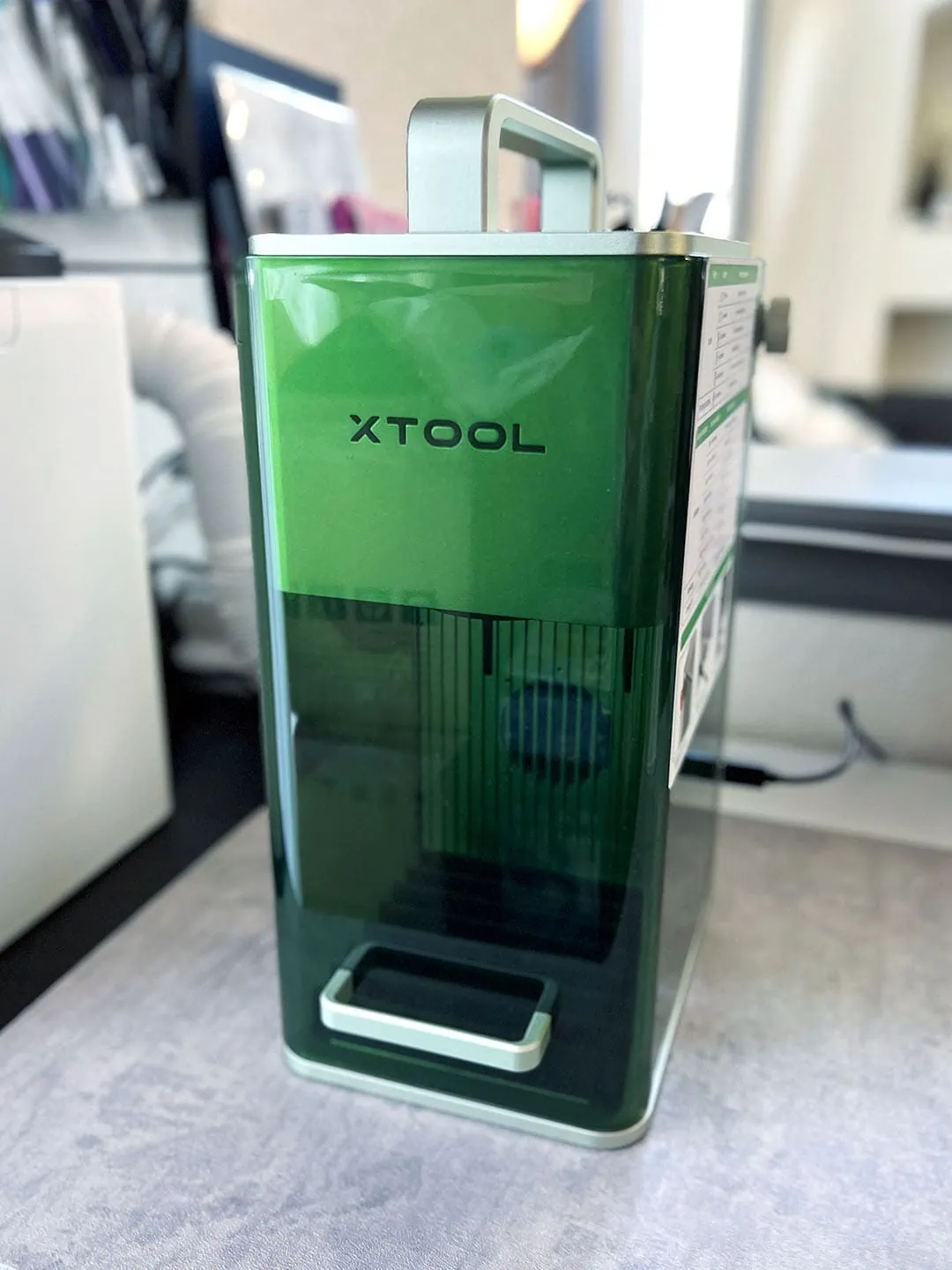 xTool F1 Laser Engraver with RA2 Pro, Slide Extension, Desktop Air Purifier