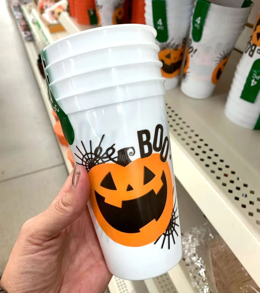 Cute Halloween cups to fill for a Boo treat