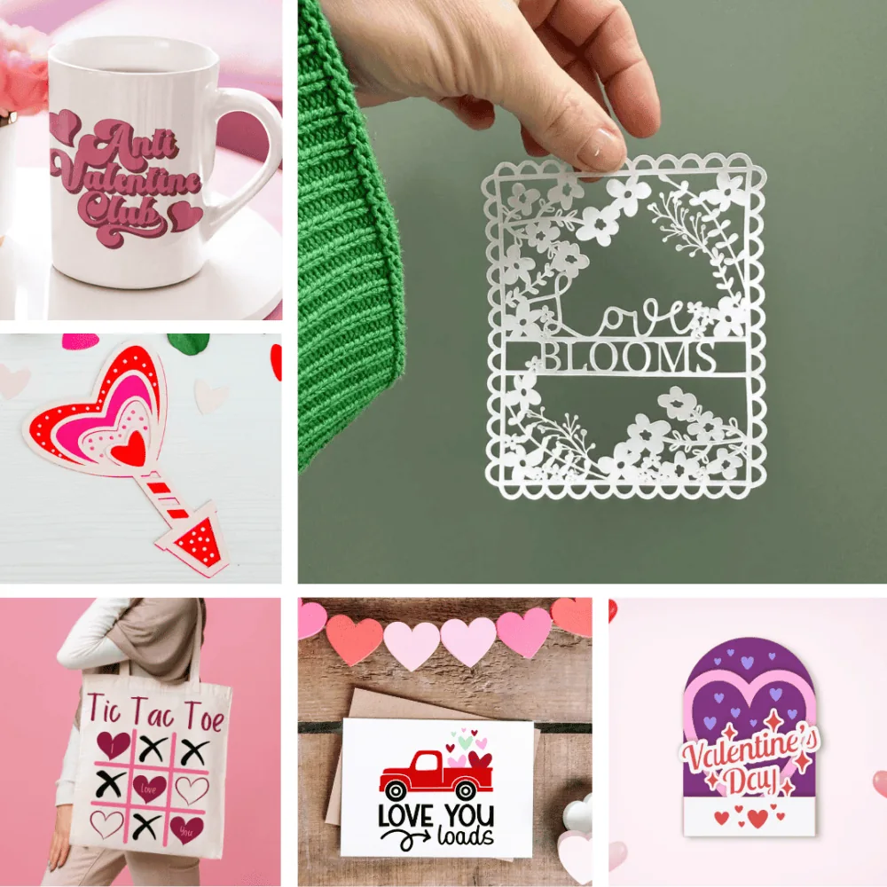 Valentine SVG files for DIY Cricut Projects
