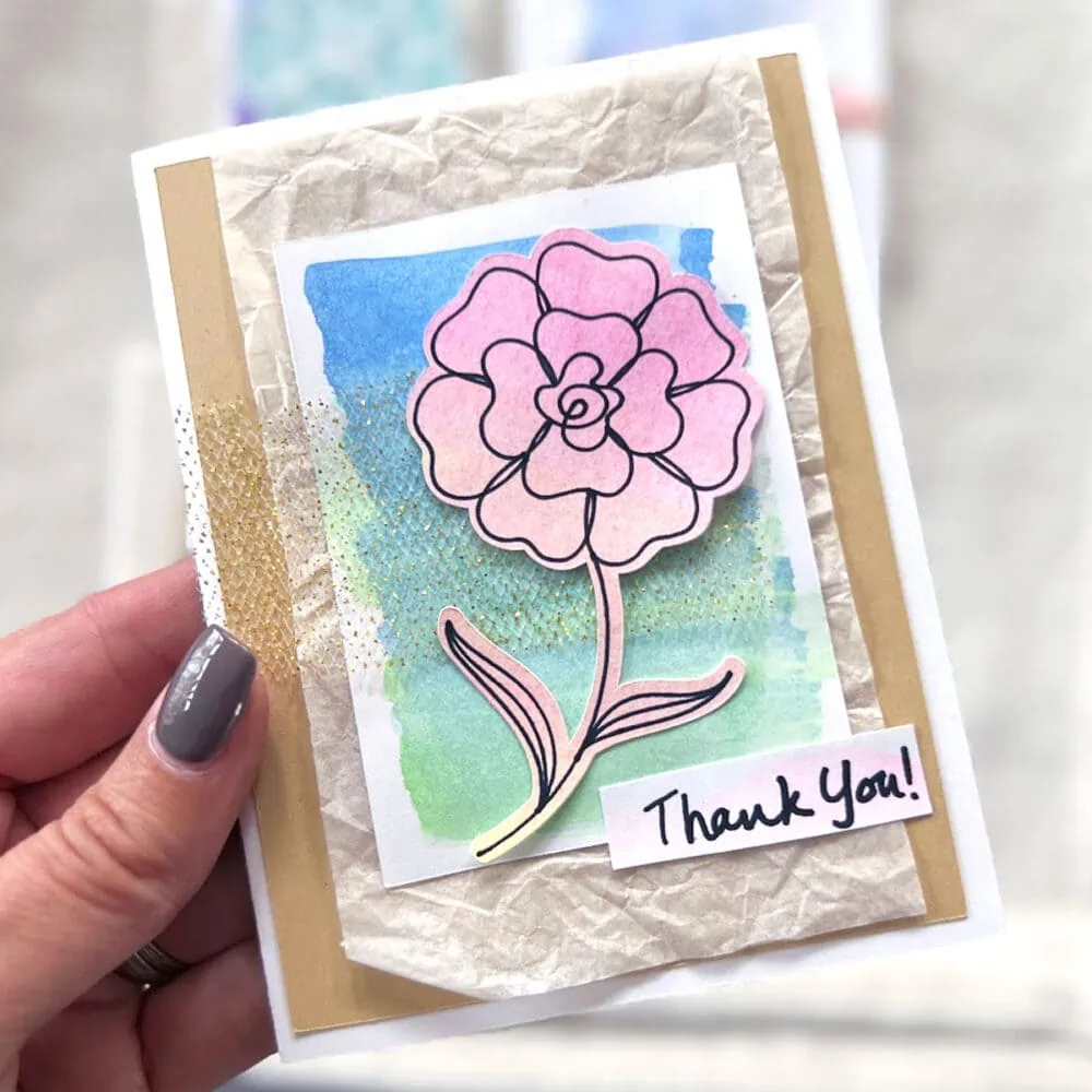 Mixed media craft projects