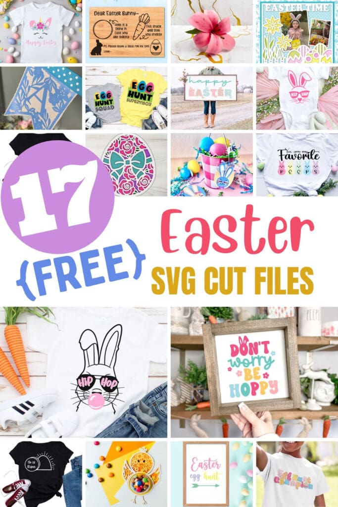 Easter SVG cut files for Cricut crafting.