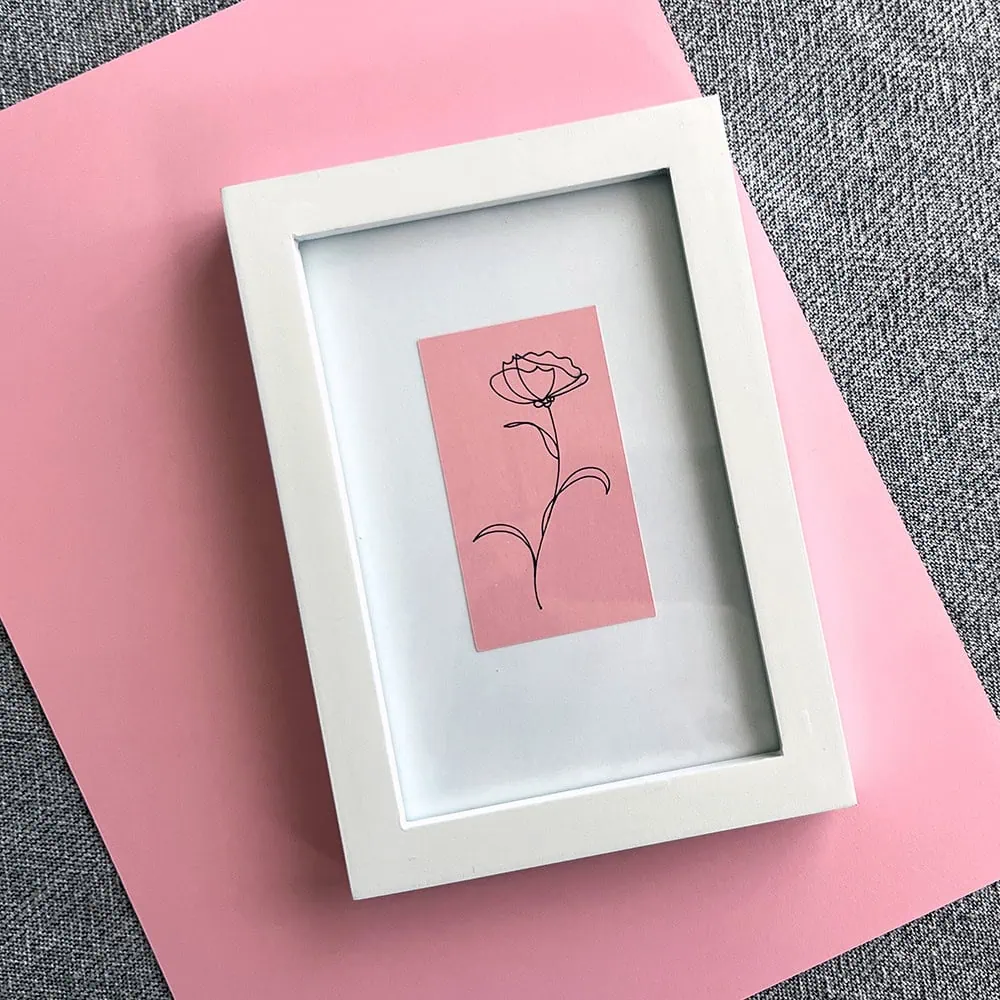 Flower art make with Cricut drawing