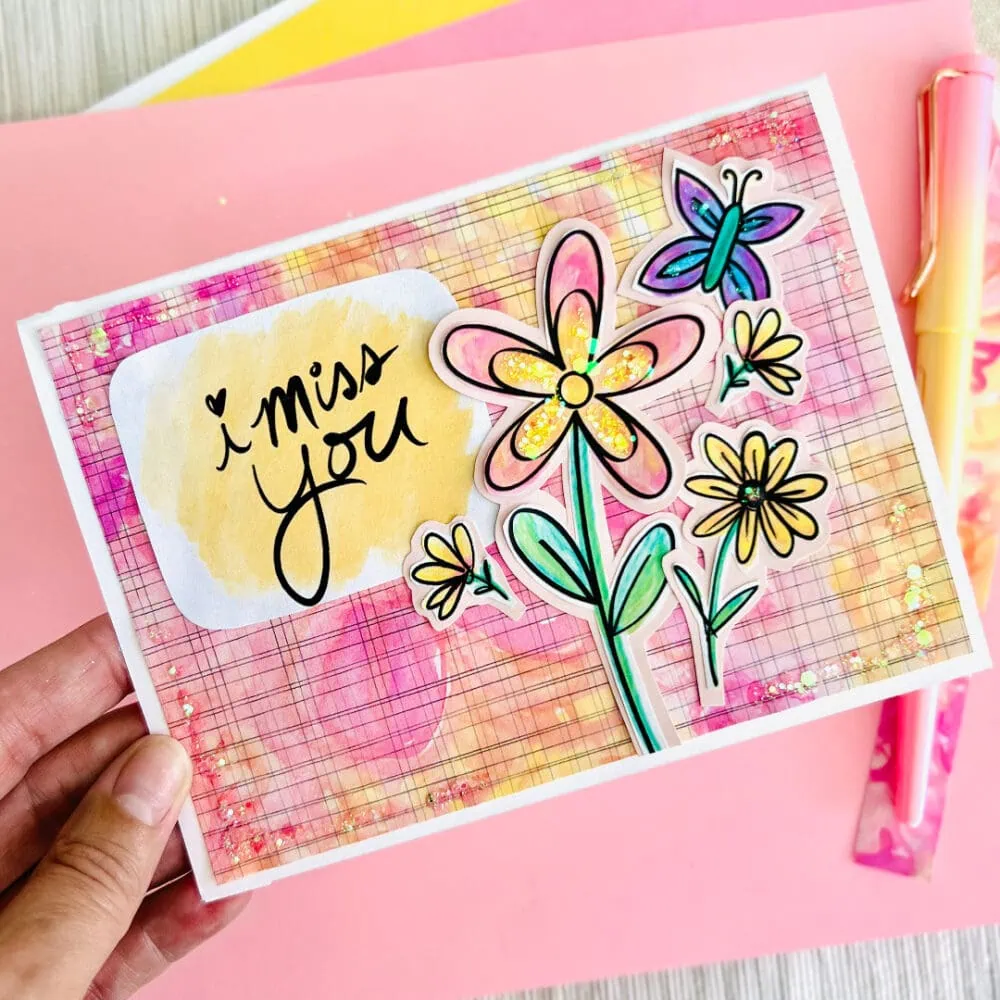 Making cards with printable papers