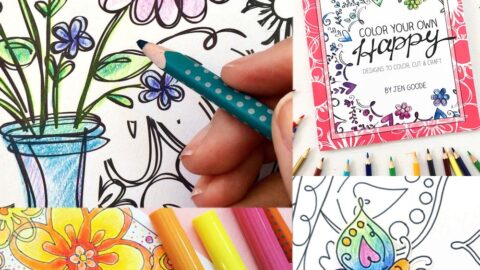 Printable coloring pages by Jen Goode