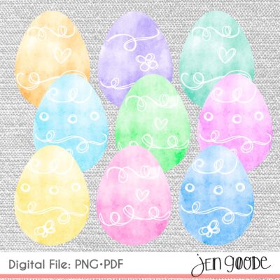 Printable Easter Egg designs for crafts and other activities
