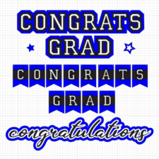 Congrats Graduation Decor - not year specific