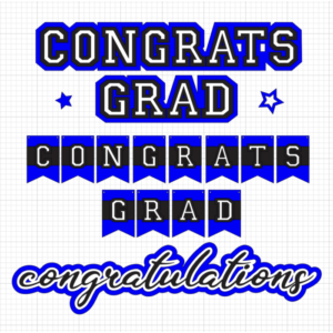 Congrats Graduation Decor - not year specific