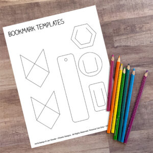 Bookmark Templates SVG