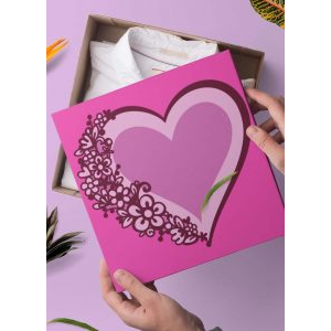 Floral Heart Multi-layered SVG
