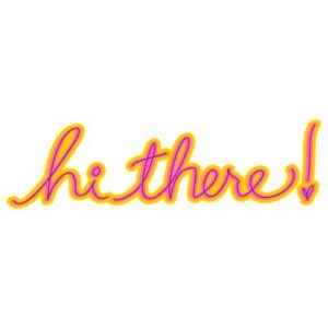 Hi There - Word Art SVG