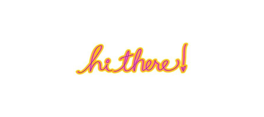 Hi There - Word Art SVG