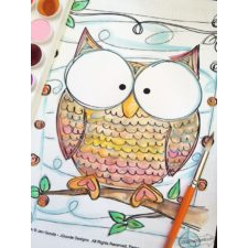 Owl coloring page