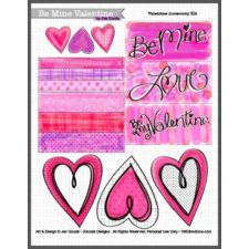 Valentine Art by Jen Goode